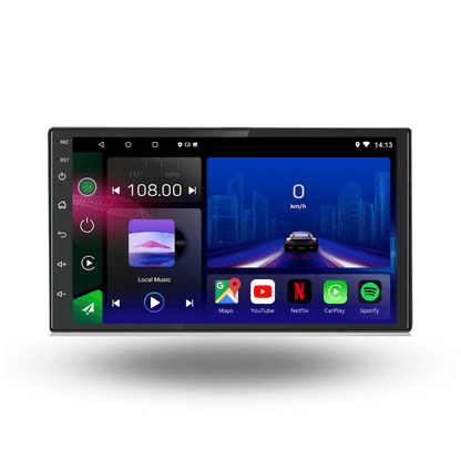 TOPTAKTILUniversal | Écran de 7 pouces | Android 15 autoradio | Apple CarPlay | Android Auto