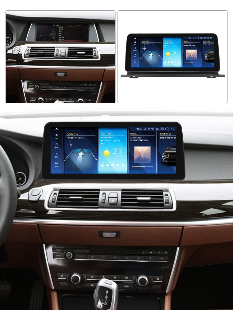 TOPTAKTILBMW 5 Series GT 2009 - 2017 F07 Android 15 Autoradio CarPlay & Android Auto CIC NBT