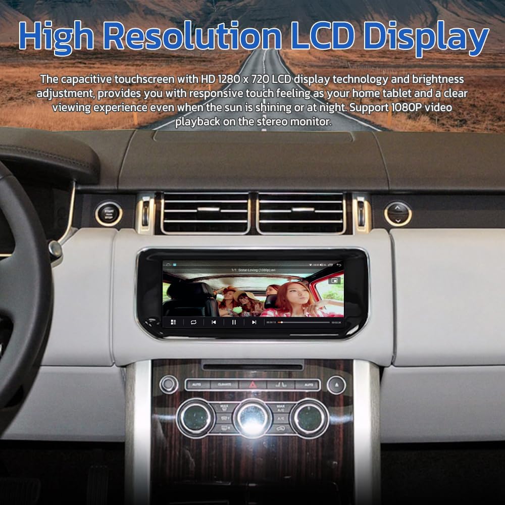 TOPTAKTILÉcran Tactile Android 10.25" pour Land Rover Range Rover Sport L494 &amp; Vogue L405 – Mise à jour multimédia premium