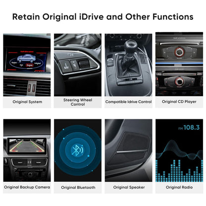 TOPTAKTILÉcran Tactile 10.25″ Wireless Carplay Android Auto pour Audi B8 B8.5 A4 S4 A5 S5 RS4 RS5 2009 - 2016