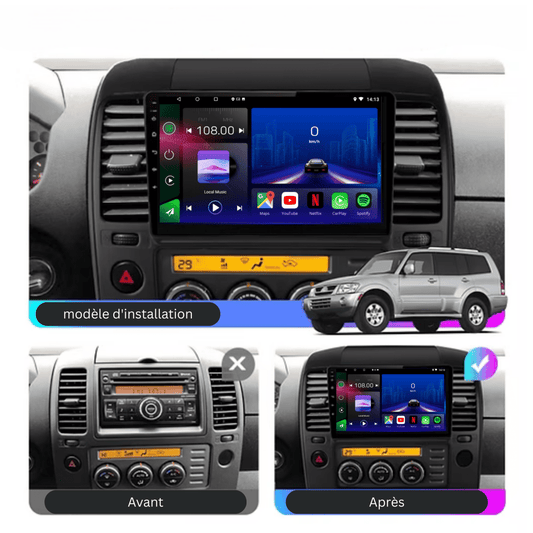 TOPTAKTILNissan Navara d40 | 2005 - 2012 | Android 15 autoradio | Apple CarPlay | Android Auto
