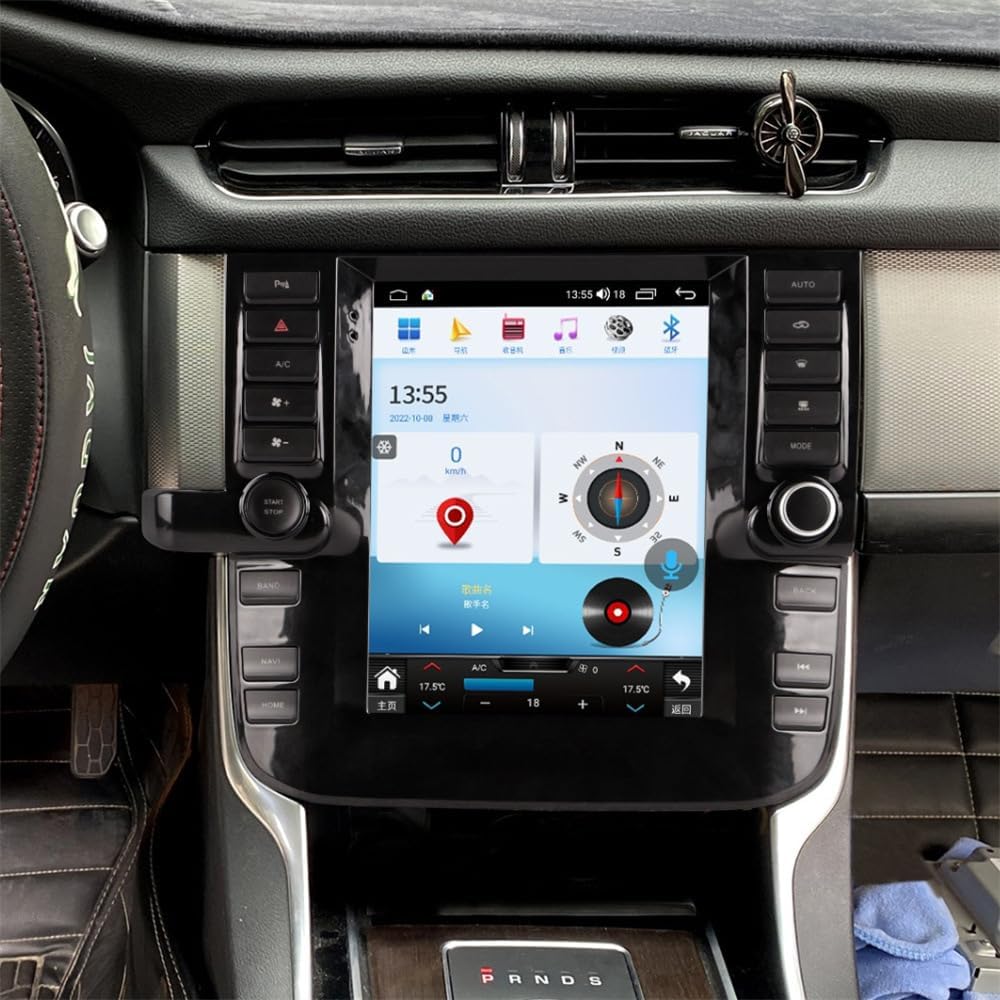 TOPTAKTILAutoradio Android 15 Double Din pour Jaguar XF (2016 - 2019) - CarPlay Sans Fil, 8Go RAM + 256Go, Écran QLED 13,7" 1920x720