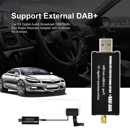 TOPTAKTILAdaptateur d'antenne DAB+ Dongle pour autoradio Android