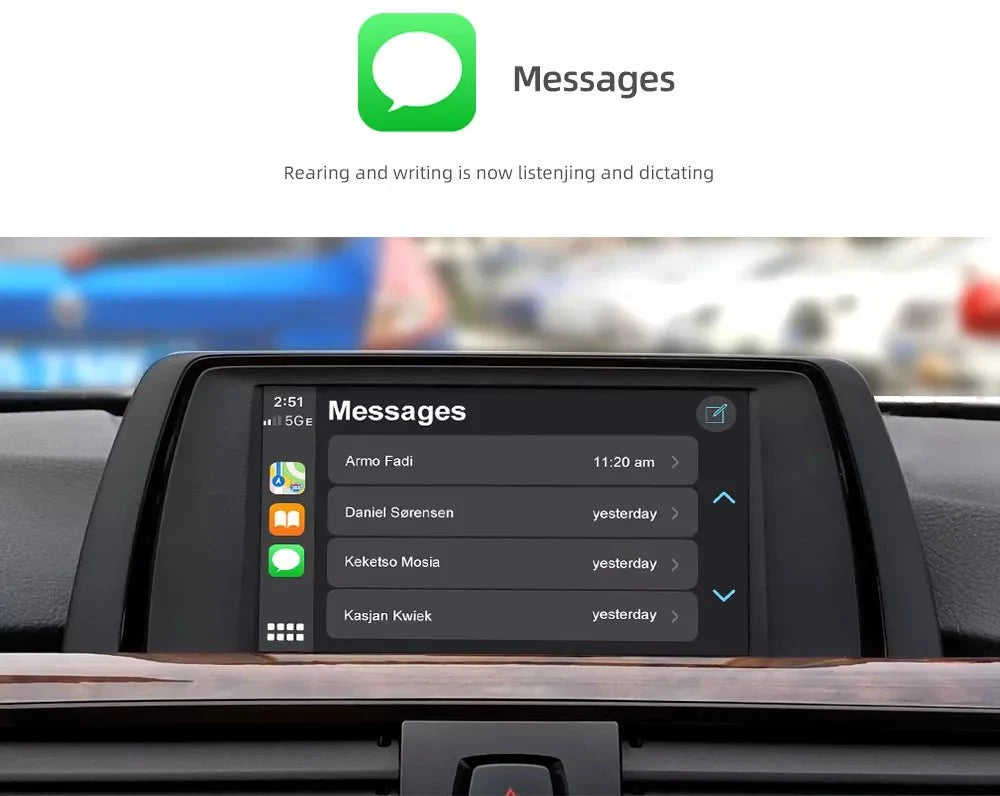 TOPTAKTILApple CarPlay sans fil | Rétrofit pour BMW | Android Auto | Décodeur | IntégrationÀ domicile