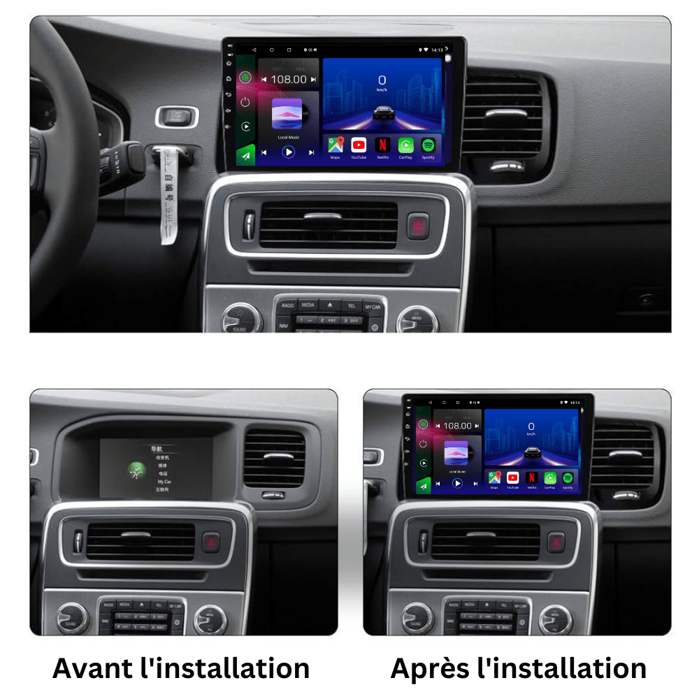 TOPTAKTILVolvo S60 | V60 | 2008 - 2018 | Android 15 autoradio | Apple CarPlay | Android Auto