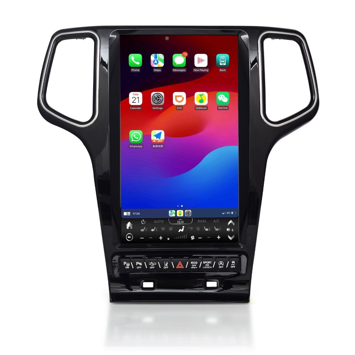 TOPTAKTILJeep Grand Cherokee 2014 - 2022 | Autoradio 13.6'' Android 12, GPS, CarPlay, 128GB