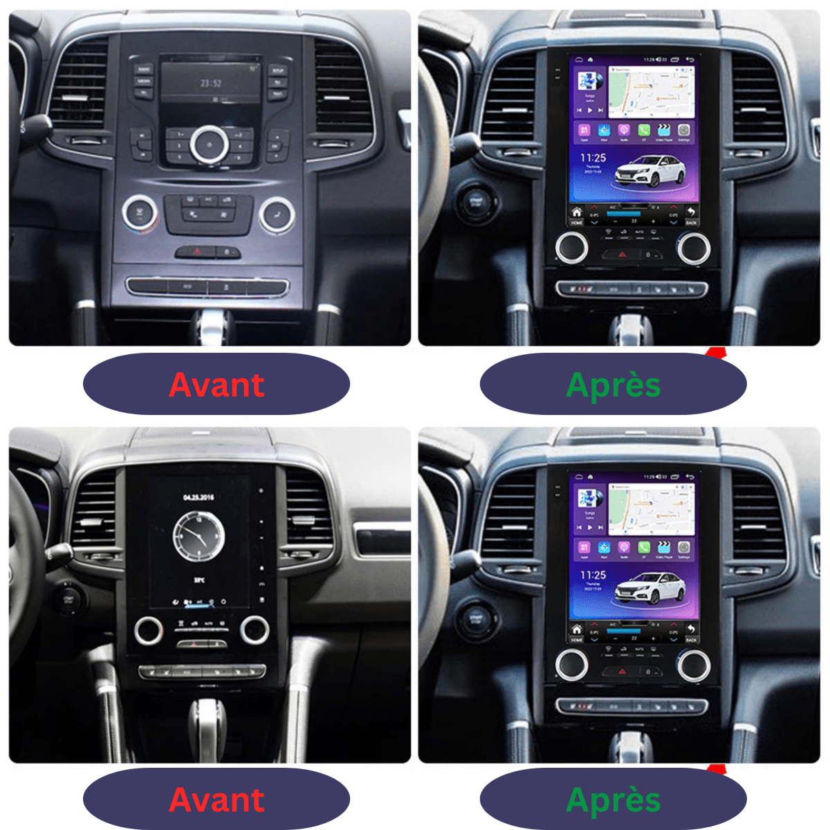 TOPTAKTILRenault Megane 4 Talisman Koleos | 2016 - 2022 | Android 15 autoradio | Apple CarPlay | Android Auto