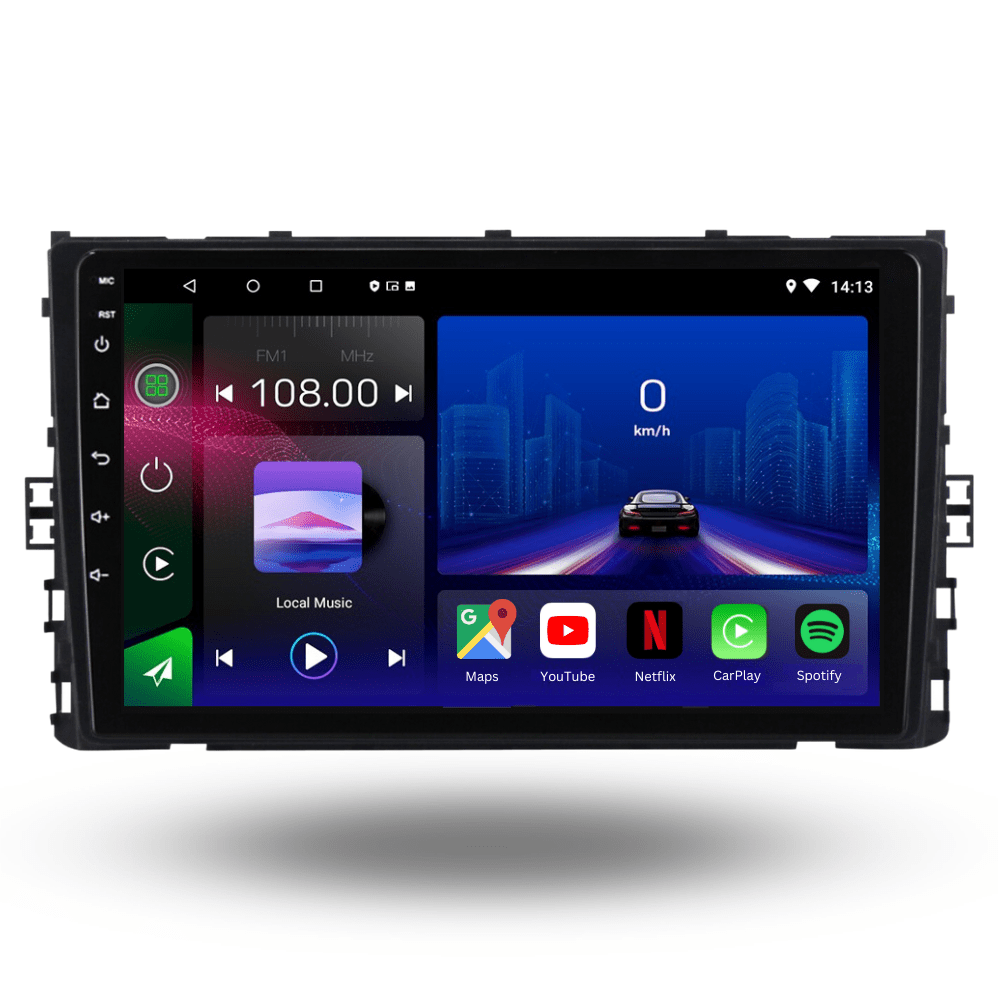 TOPTAKTILVolkswagen | T6.1 | Polo MK6 | Caravelle |2017 - 2023 | Android 15 autoradio | Apple CarPlay | Android Auto
