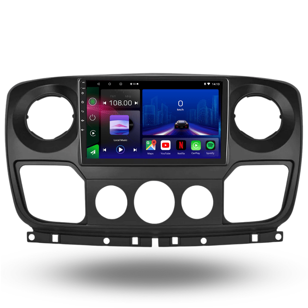 TOPTAKTILRenault Master | Opel Movano | Nissan NV400 2010 - 2019 | Android 15 autoradio | Apple CarPlay | Android Auto