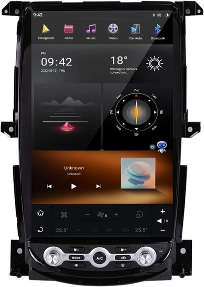 TOPTAKTILAutoradio Android 15 Double Din pour Nissan 370Z (2005 - 2019) - CarPlay Sans Fil, 8Go/256Go, Écran QLED