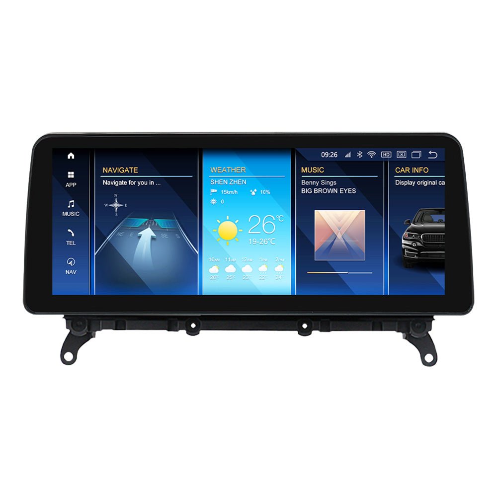 TOPTAKTILBMW X3 X4 2010 - 2018 F25 F26 Android 15 CarPlay & Android Auto Autoradio CIC NBT EVO