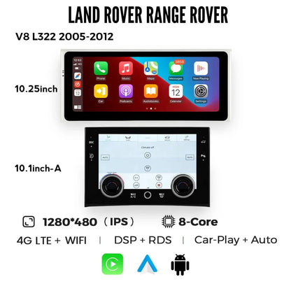 TOPTAKTILRange Rover L322 | 2002 - 2012 | Android 15 Autoradio | Apple CarPlay | Android Auto | Land Rover