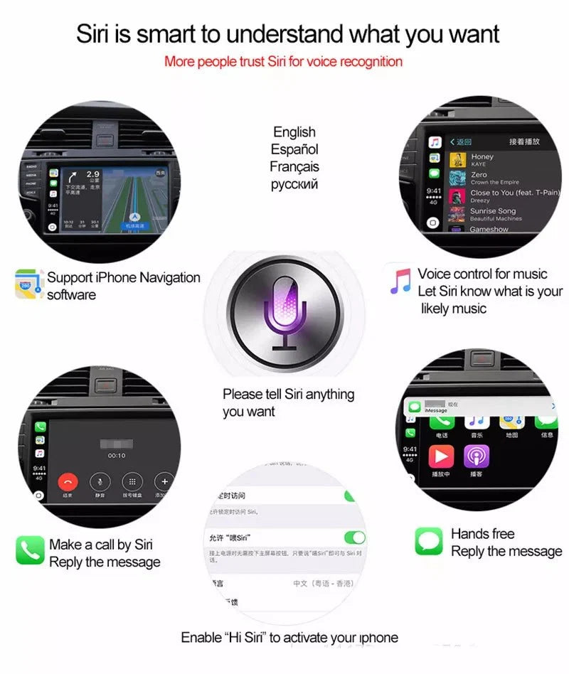 TOPTAKTILApple CarPlay sans fil | Rétrofit pour BMW | Android Auto | Décodeur | IntégrationÀ domicile