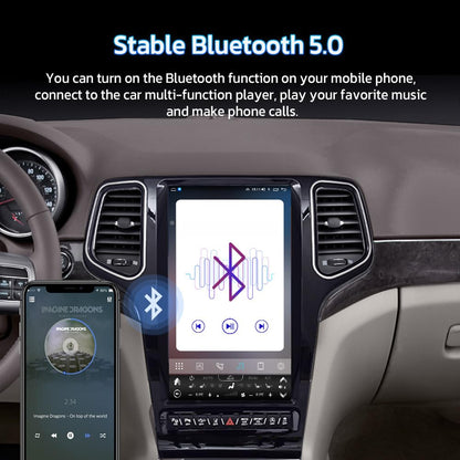 TOPTAKTILJeep Grand Cherokee 2014 - 2022 | Autoradio 13.6'' Android 12, GPS, CarPlay, 128GB