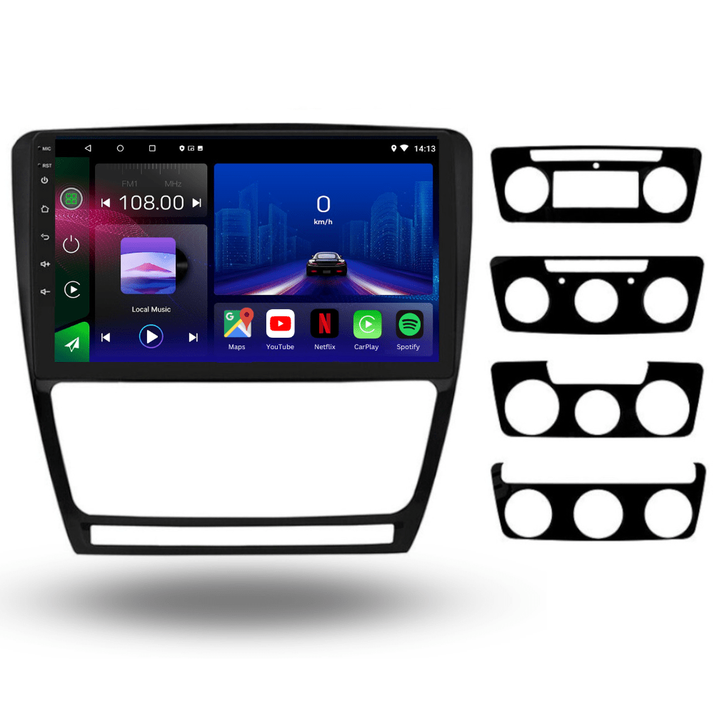 TOPTAKTILSkoda | Octavia MK2 | 2004 - 2013 | Android 15 autoradio | Apple CarPlay | Android Auto