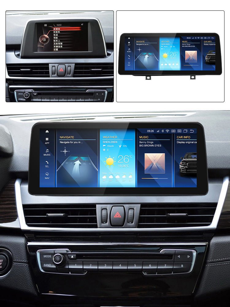 TOPTAKTILBMW 2 Series Active Tourer 2013 - 2019 F45 F46 F87 Android 15 CarPlay & Android Auto Autoradio NBT EVO