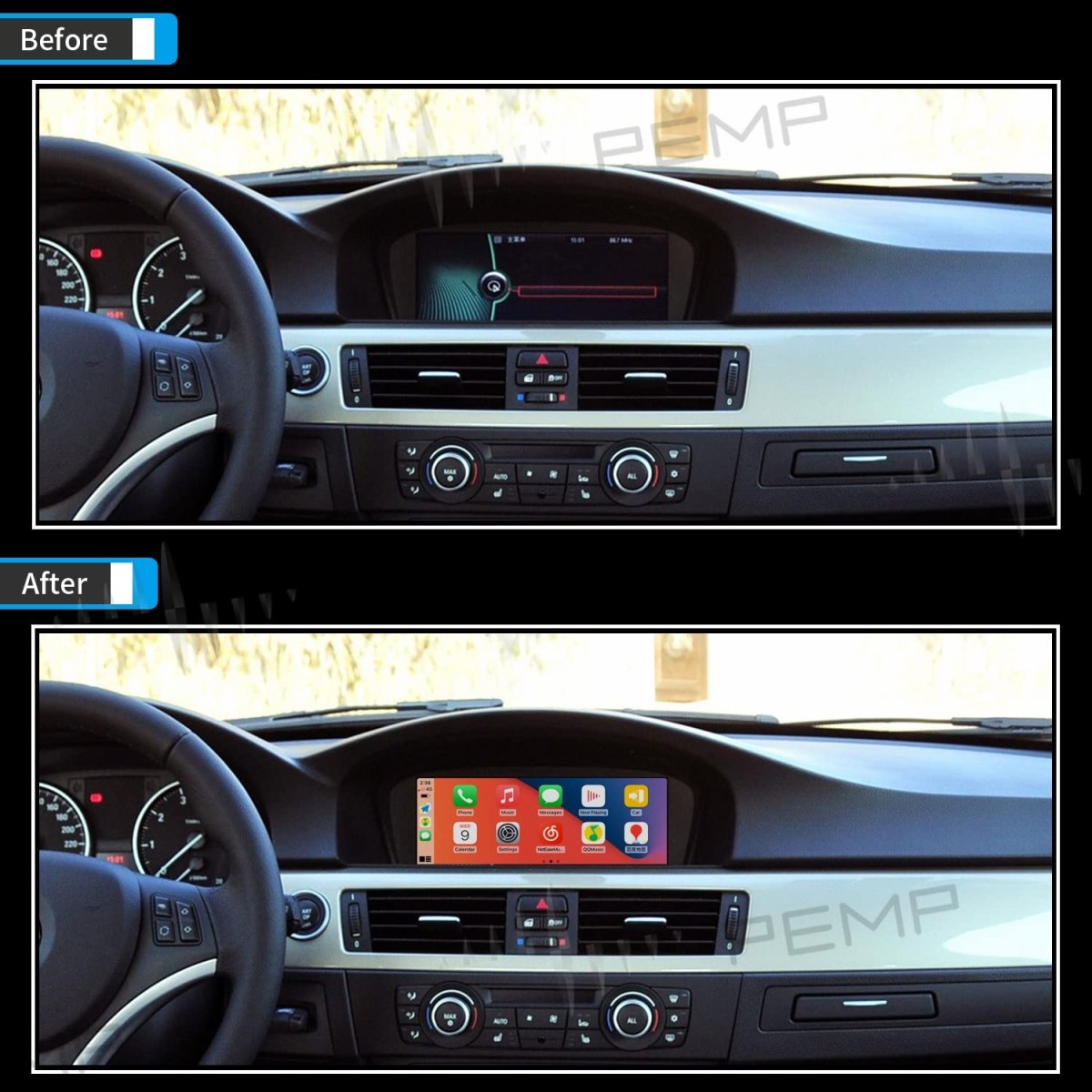 TOPTAKTILKit de Rétrofit CarPlay & Android Auto Mercedes - Benz Classe C W205 & GLC X253 (2016 - 2019, NTG5.0)