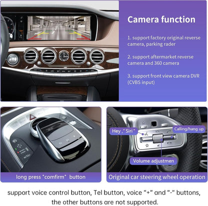 TOPTAKTILKit de Rétrofit CarPlay & Android Auto Sans Fil pour Mercedes - Benz S - Class W222 (2014 - 2020, NTG5.0)À domicile