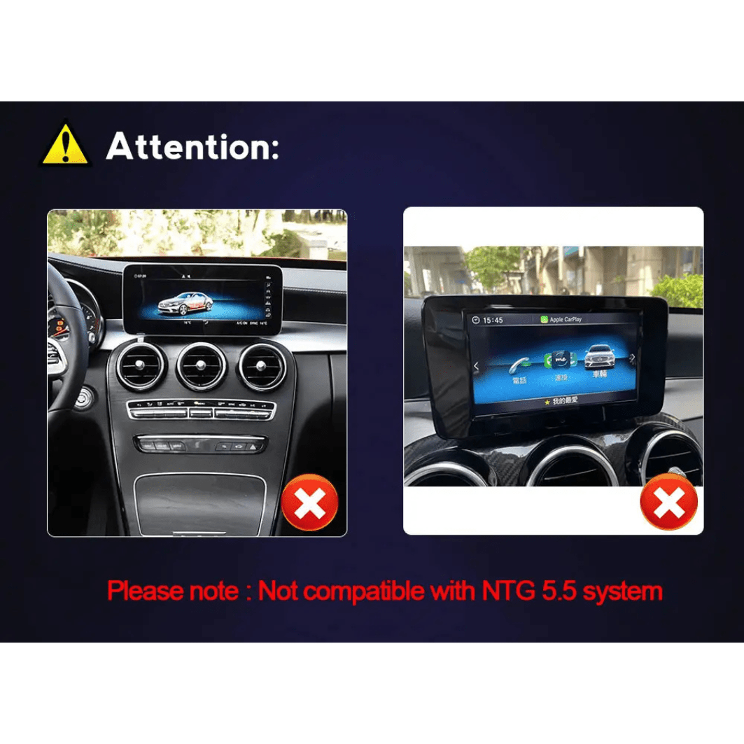 TOPTAKTILMercedes C Class GLC V - Class Vito 2014 - 2019 W205 X253 W446 Android 15 Autoradio CarPlay & Android Auto