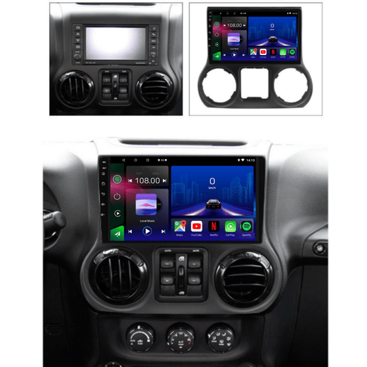 TOPTAKTILJeep Wrangler | 2008 - 2017 | Android 15 autoradio | Apple CarPlay | Android Auto