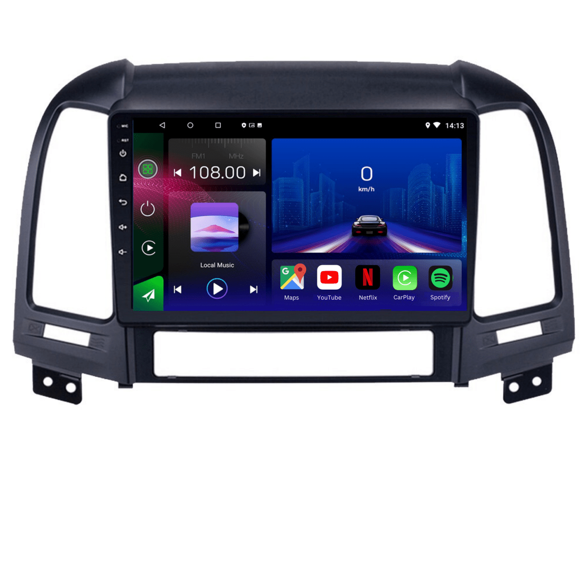 TOPTAKTILHyundai Santa Fe 2 | 2007 - 2012 | Android 15 autoradio | Apple CarPlay | Android Auto