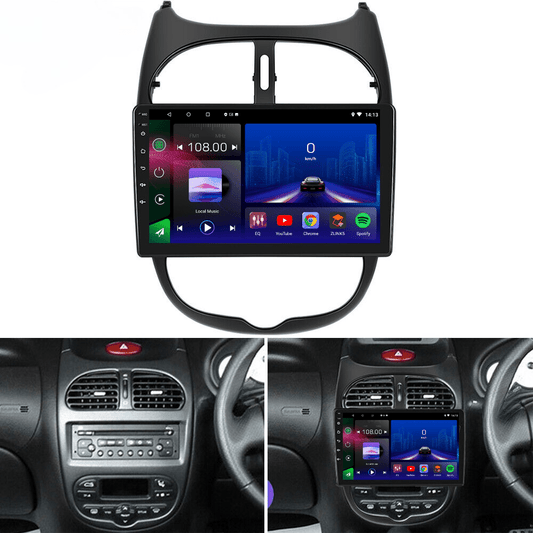 TOPTAKTILPeugeot 206 206 CC | 1998 - 2013 | Android 15 autoradio | Apple CarPlay | Android Auto