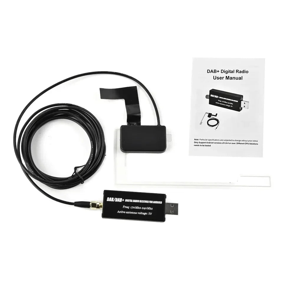 TOPTAKTILAdaptateur d'antenne DAB+ Dongle pour autoradio Android