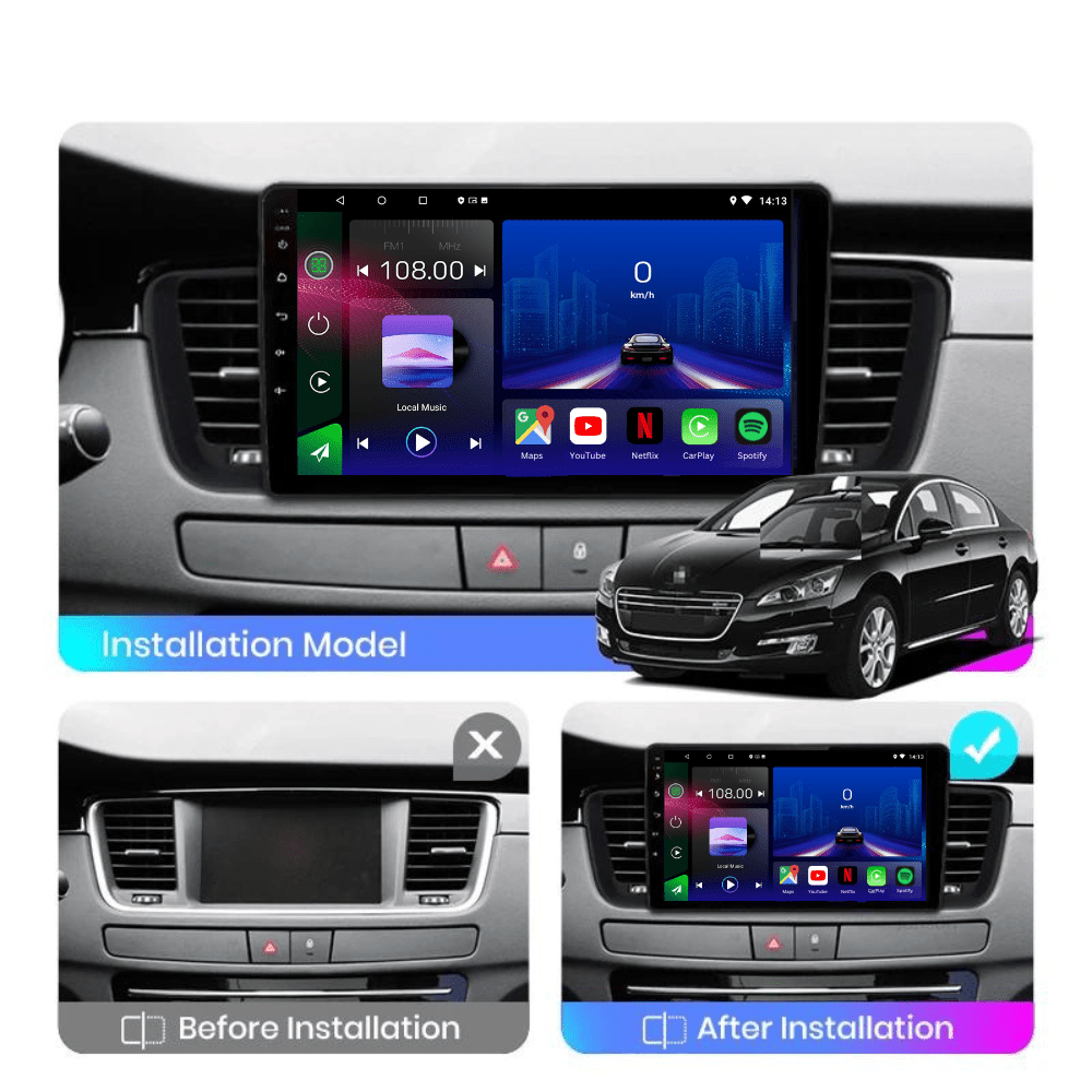 TOPTAKTILPeugeot 508 | 508SW 2011 - 2018 | Android 13 Autoradio | Apple CarPlay | Android Auto