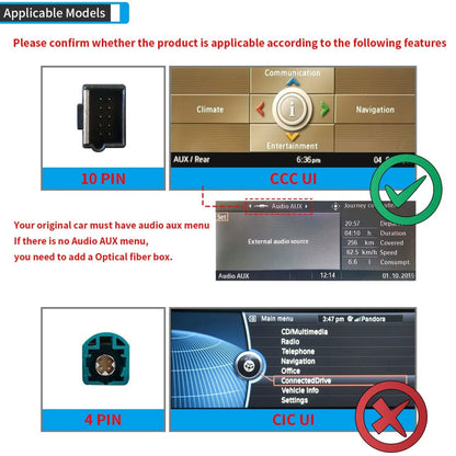 TOPTAKTILKit de Rétrofit CarPlay & Android Auto Mercedes - Benz Classe C W205 & GLC X253 (2016 - 2019, NTG5.0)