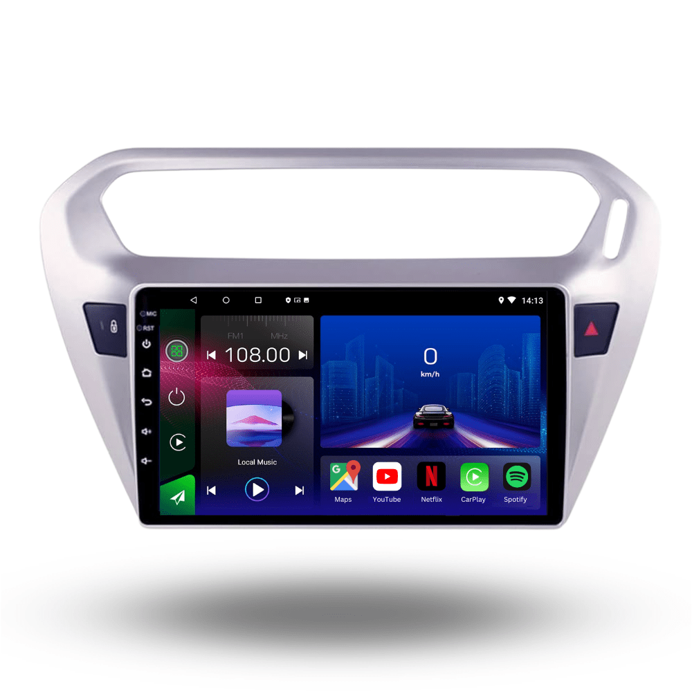 TOPTAKTILCitroen C - Elysee | Peugeot 301 2014 - 2018 | Android 15 autoradio | Apple CarPlay | Android Auto