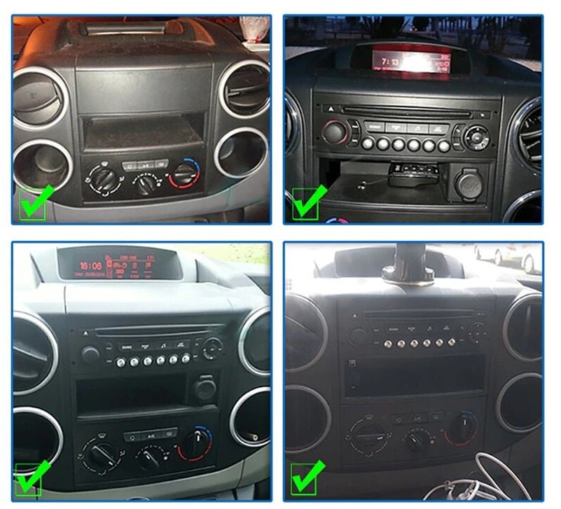 TOPTAKTILCitroen Berlingo | Peugeot Partner | 2008 - 2018 | Android 15 Autoradio | Apple CarPlay | Android Auto