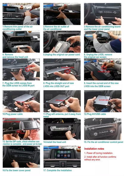 TOPTAKTILApple CarPlay sans fil | Rétrofit pour BMW | Android Auto | Décodeur | IntégrationÀ domicile