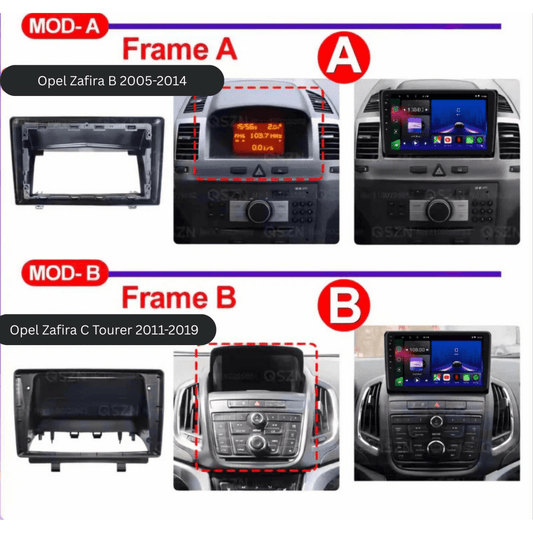 TOPTAKTILOpel Zafira | 2004 - 2019 | Android 15 Autoradio | Apple CarPlay | Android Auto