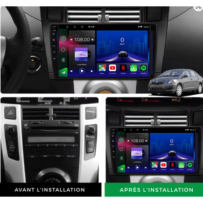 TOPTAKTILToyota Yaris | 2005 - 2012 | Android 15 autoradio | Apple CarPlay | Android Auto
