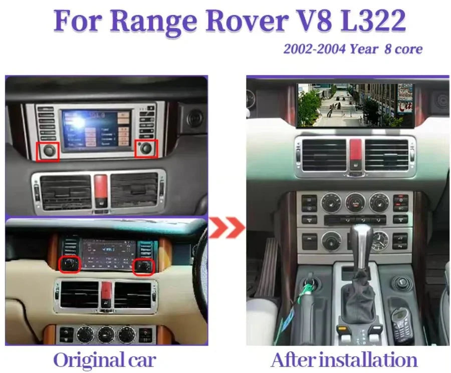 TOPTAKTILRange Rover L322 | 2002 - 2012 | Android 15 Autoradio | Apple CarPlay | Android Auto | Land Rover