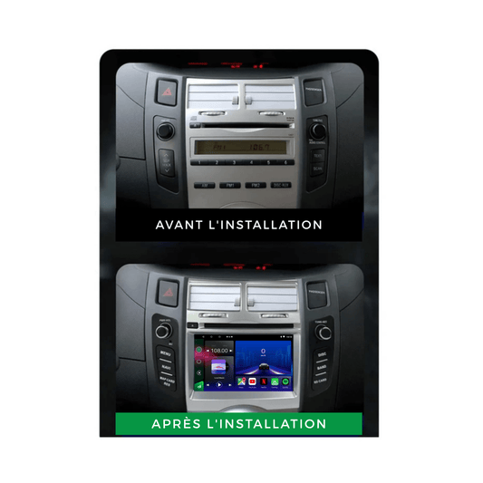 TOPTAKTILToyota Yaris | 2005 - 2012 | Android 15 autoradio | Apple CarPlay | Android Auto