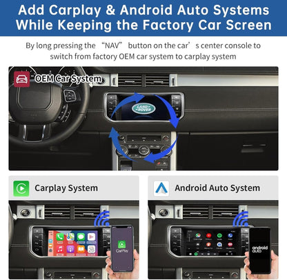 TOPTAKTILKit Rétrofit CarPlay Sans Fil pour Land Rover – Transformez votre véhicule en berline connectée