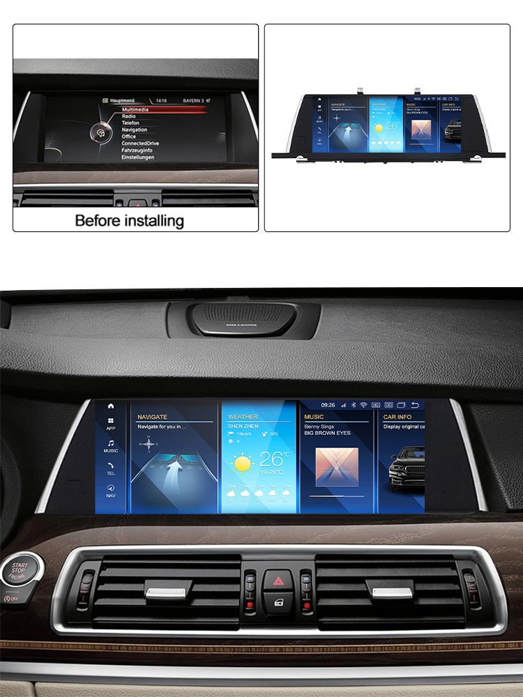 TOPTAKTILBMW 5 Series GT 2009 - 2017 F07 Android 15 Autoradio CarPlay & Android Auto CIC NBT