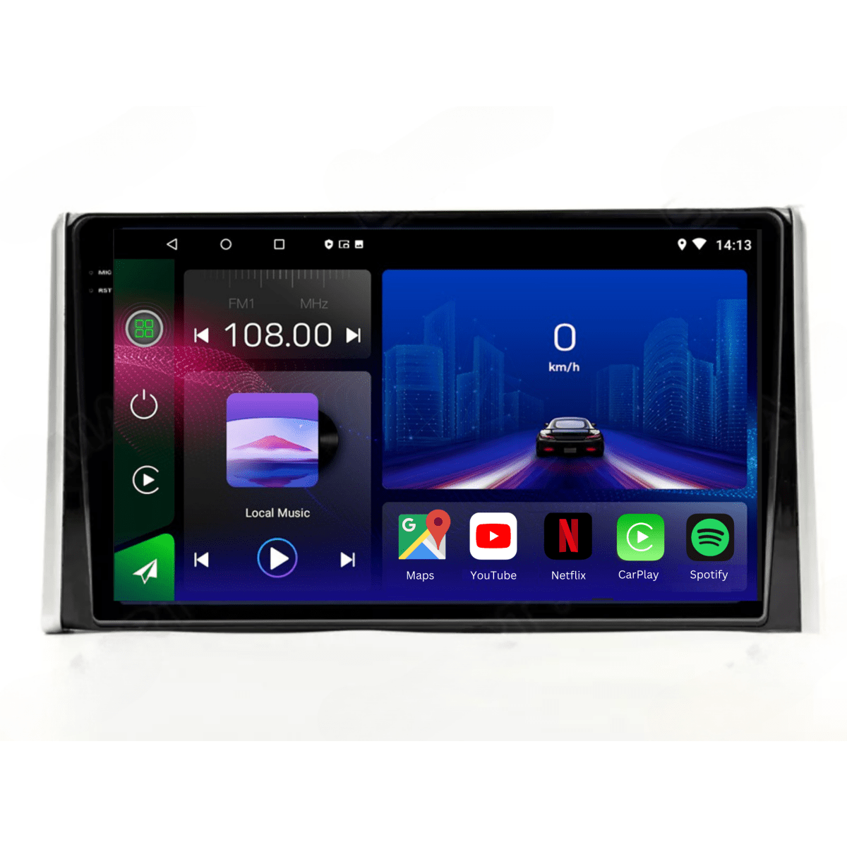 TOPTAKTILToyota RAV4 | 2018 - 2023 | Android 15 autoradio | Apple CarPlay | Android Auto