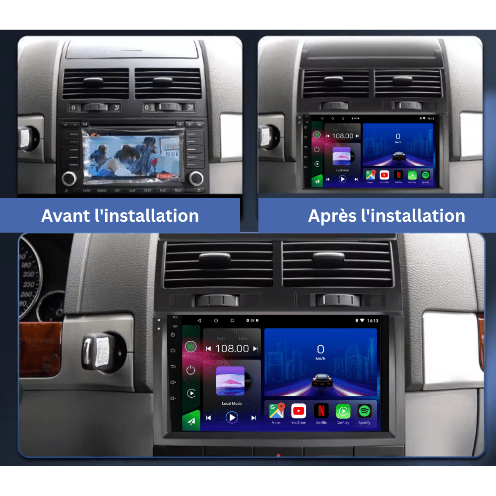 TOPTAKTILVolkswagen | Touareg | 2002 - 2010 | Android 15 autoradio | Apple CarPlay | Android Auto