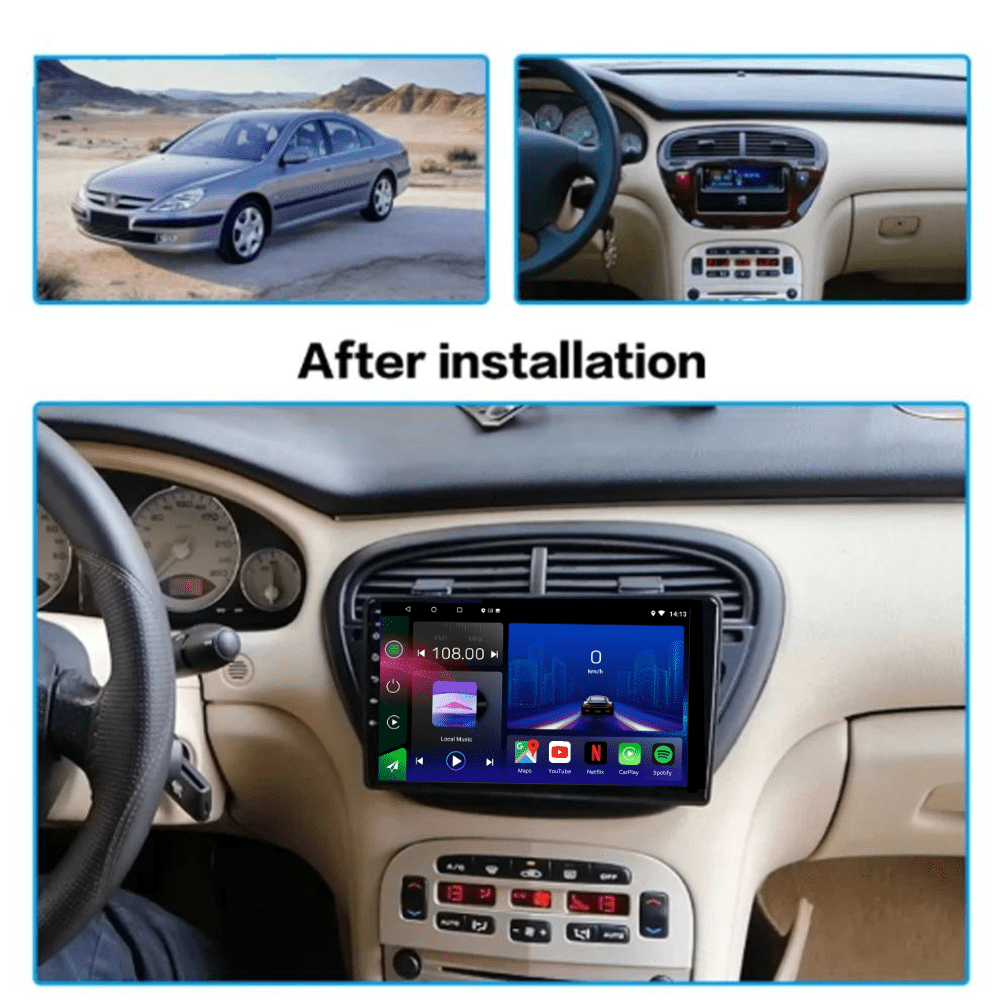 TOPTAKTILPeugeot 607 | 2004 - 2010 | Android 15 autoradio | Apple CarPlay | Android Auto