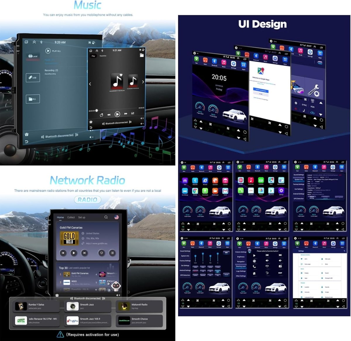 TOPTAKTILAutoradio Android 15 Double Din pour Jaguar XF (2016 - 2019) - CarPlay Sans Fil, 8Go RAM + 256Go, Écran QLED 13,7" 1920x720
