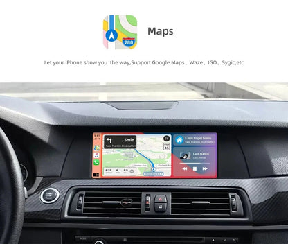 TOPTAKTILApple CarPlay sans fil | Rétrofit pour BMW | Android Auto | Décodeur | IntégrationÀ domicile