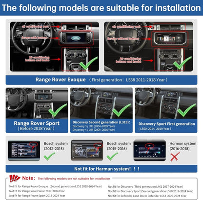 TOPTAKTILKit Rétrofit CarPlay Sans Fil pour Land Rover – Transformez votre véhicule en berline connectée