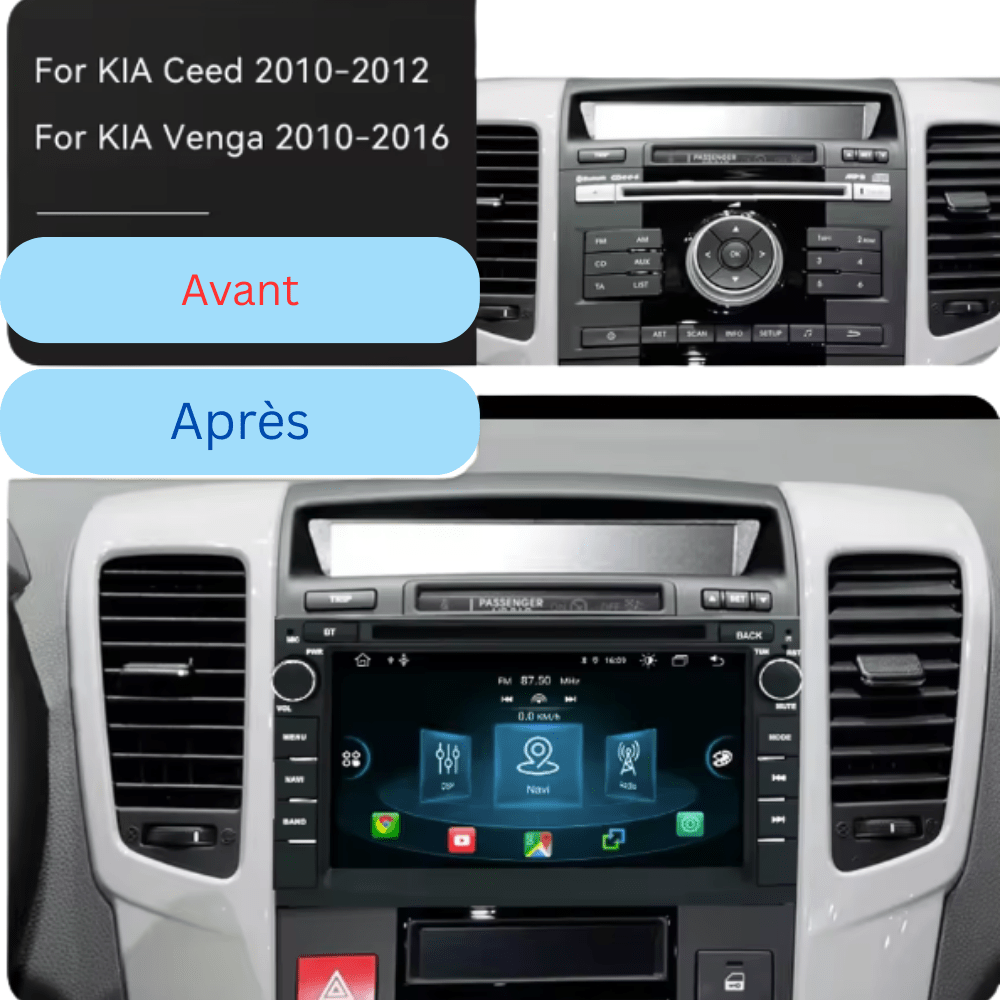 TOPTAKTILKia Ceed Venga | 2006 - 2019 | Android 15 autoradio | Apple CarPlay | Android Auto