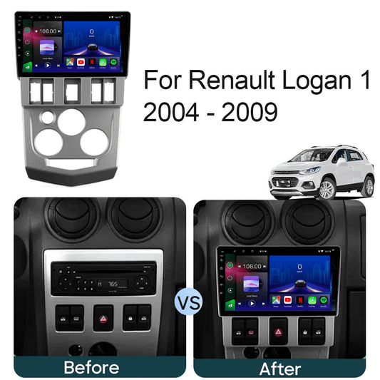 TOPTAKTILDacia Logan 2004 - 2009 | Android 15 autoradio | Apple CarPlay | Android Auto