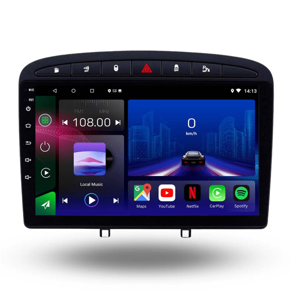 TOPTAKTILPeugeot 308SW 408 | 2007 - 2013 | Android 15 autoradio | Apple CarPlay | Android Auto