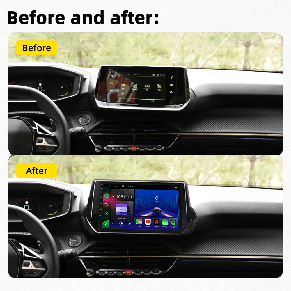 TOPTAKTILPeugeot 2008 P24 | Peugeot 208 P21 2019 - Present | Android 15 autoradio | Apple CarPlay | Android Auto