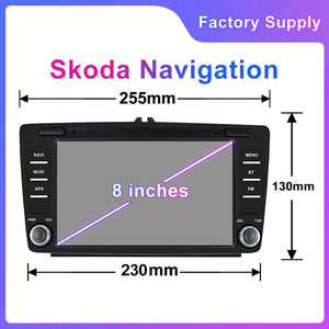 Android Hoofdeenheid 8" Speciale Skoda 4 GB RAM + 64 GB ROM