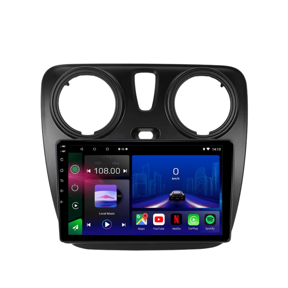 TOPTAKTILDacia Dokker | Dcia Lodgy | 2013 - 2023 | Android 15 autoradio | Apple CarPlay | Android Auto